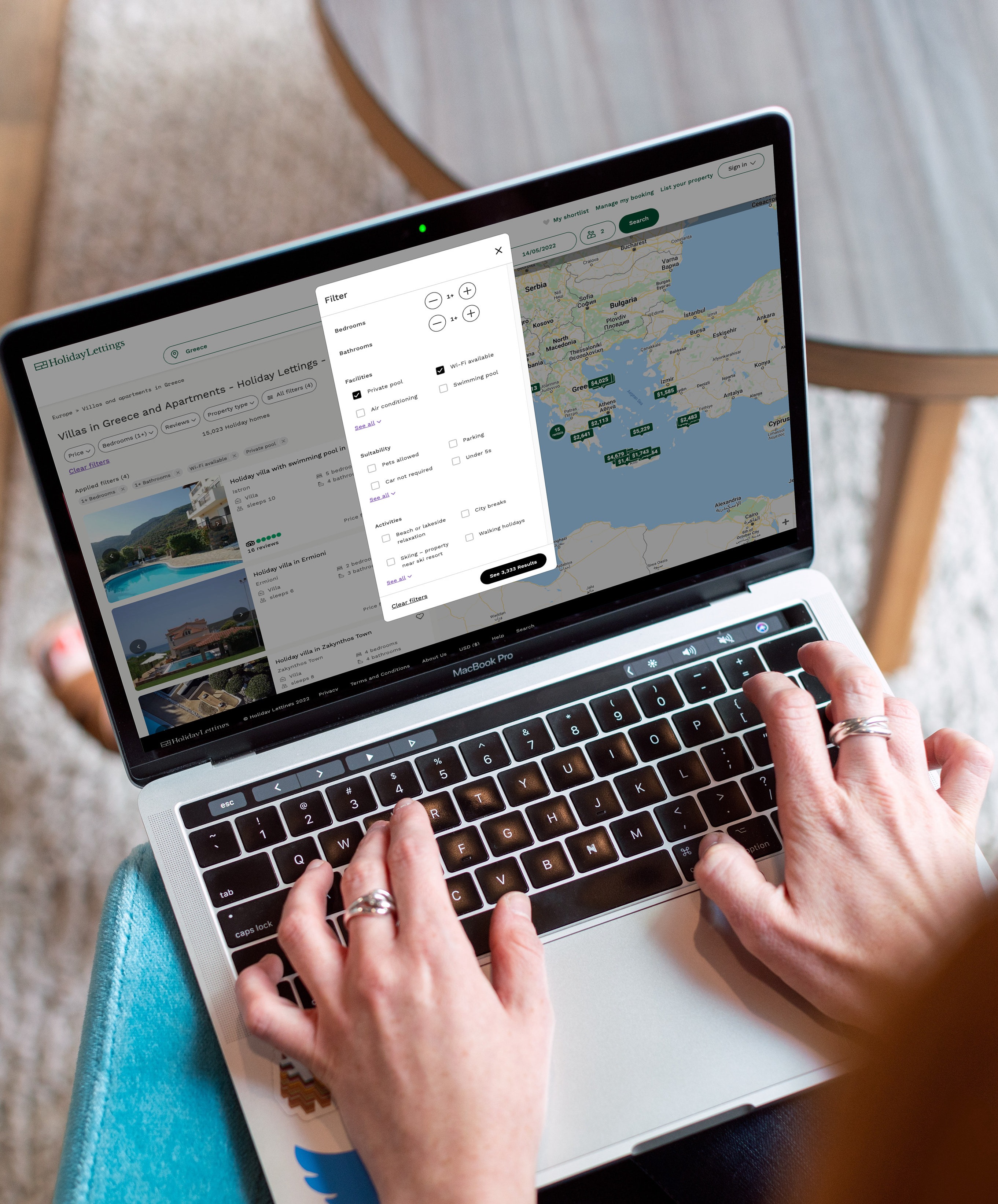 Holiday Lettings Filters Study